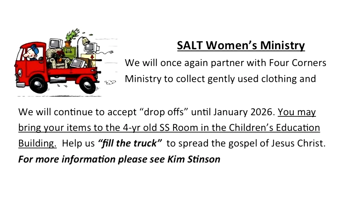 Fill the Truck 2 Southside Baptist Church in Greenville, AL