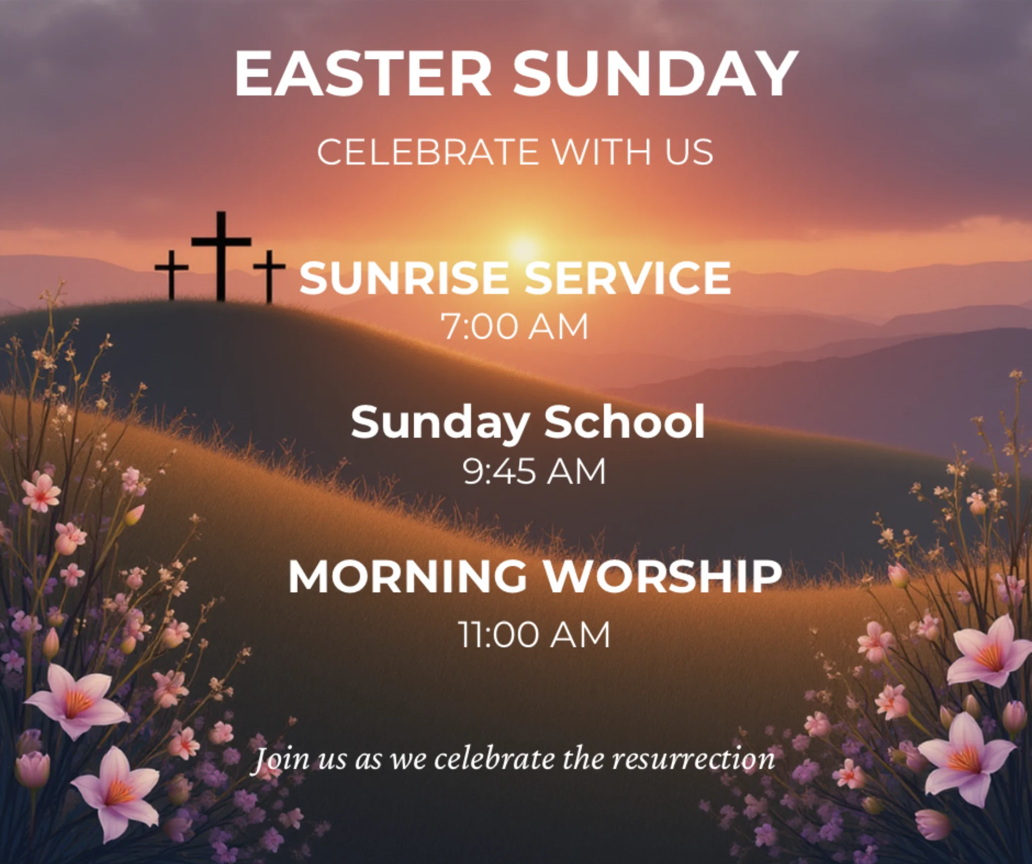 Easter Sunday at Southside Baptist Church in Greenville, AL